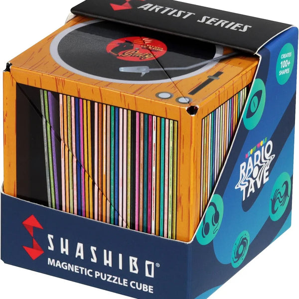 ビートマニア Rainbowportable 虹コン フルカラー 三和ボタン Shashibo Shape Shifting Fidget Cube with 36 Rare Earth Magnets
