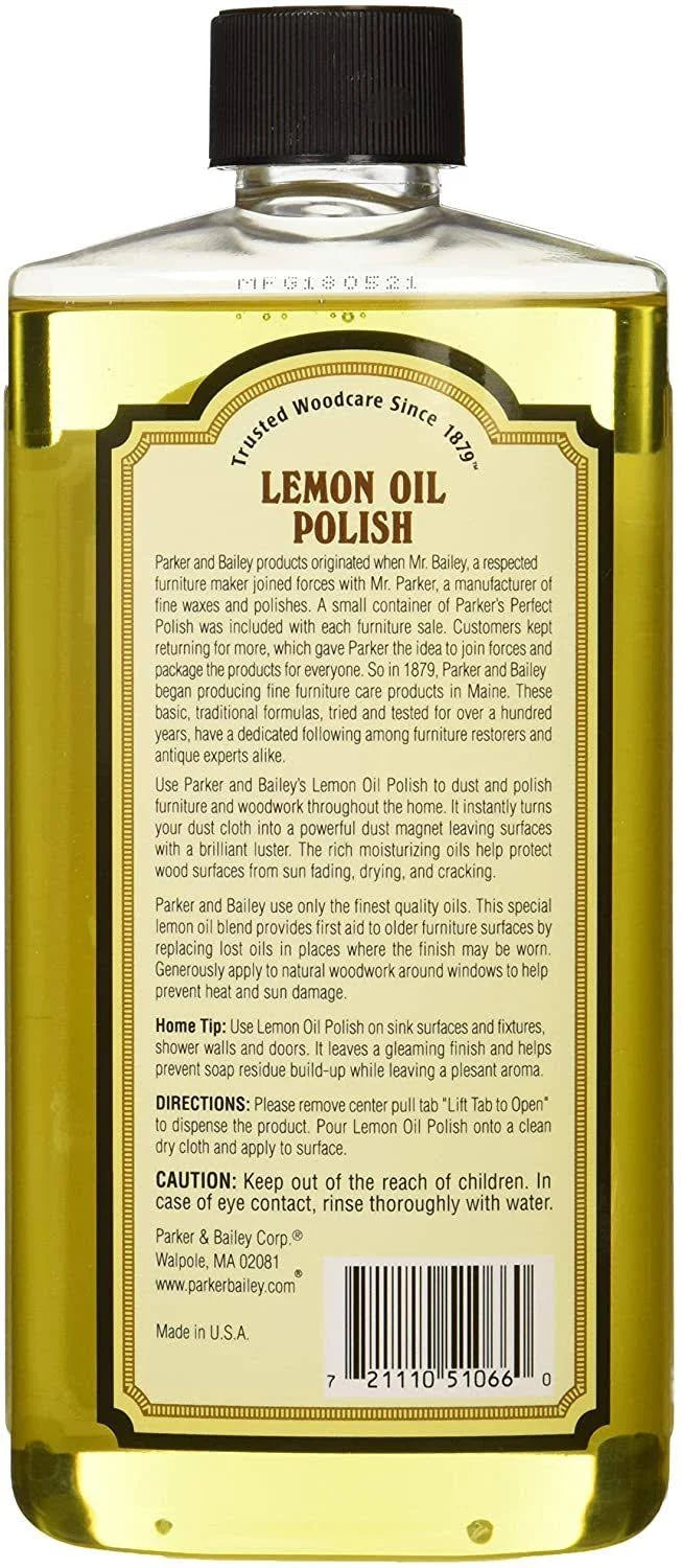 Parker & Bailey Lemon Oil Polish – 16oz
