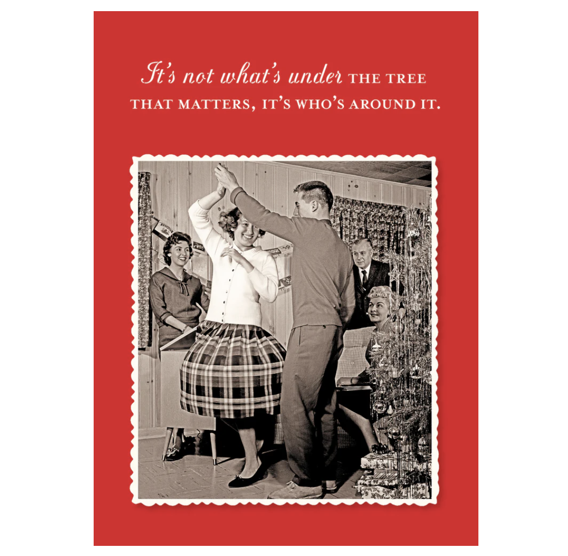 Shannon Martin Christmas Card – Not What's Under Holiday Card