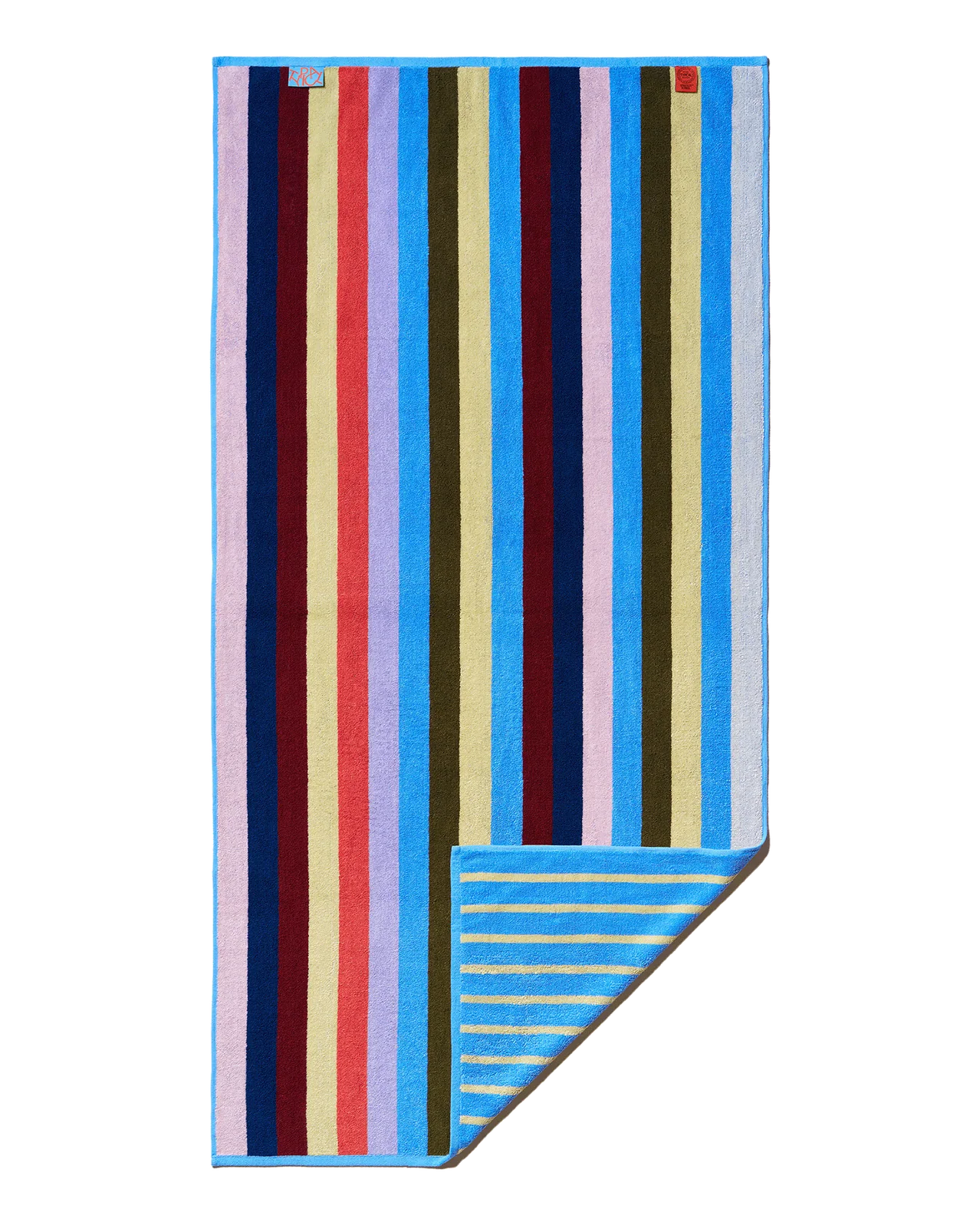 Typical Goods Two Sided Stripe Stretch Towel – Multi-Color – 30" x 60"