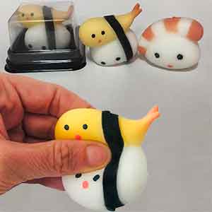 Squishy Sushi Stress Ball Toy – Assorted Styles Sold Separately