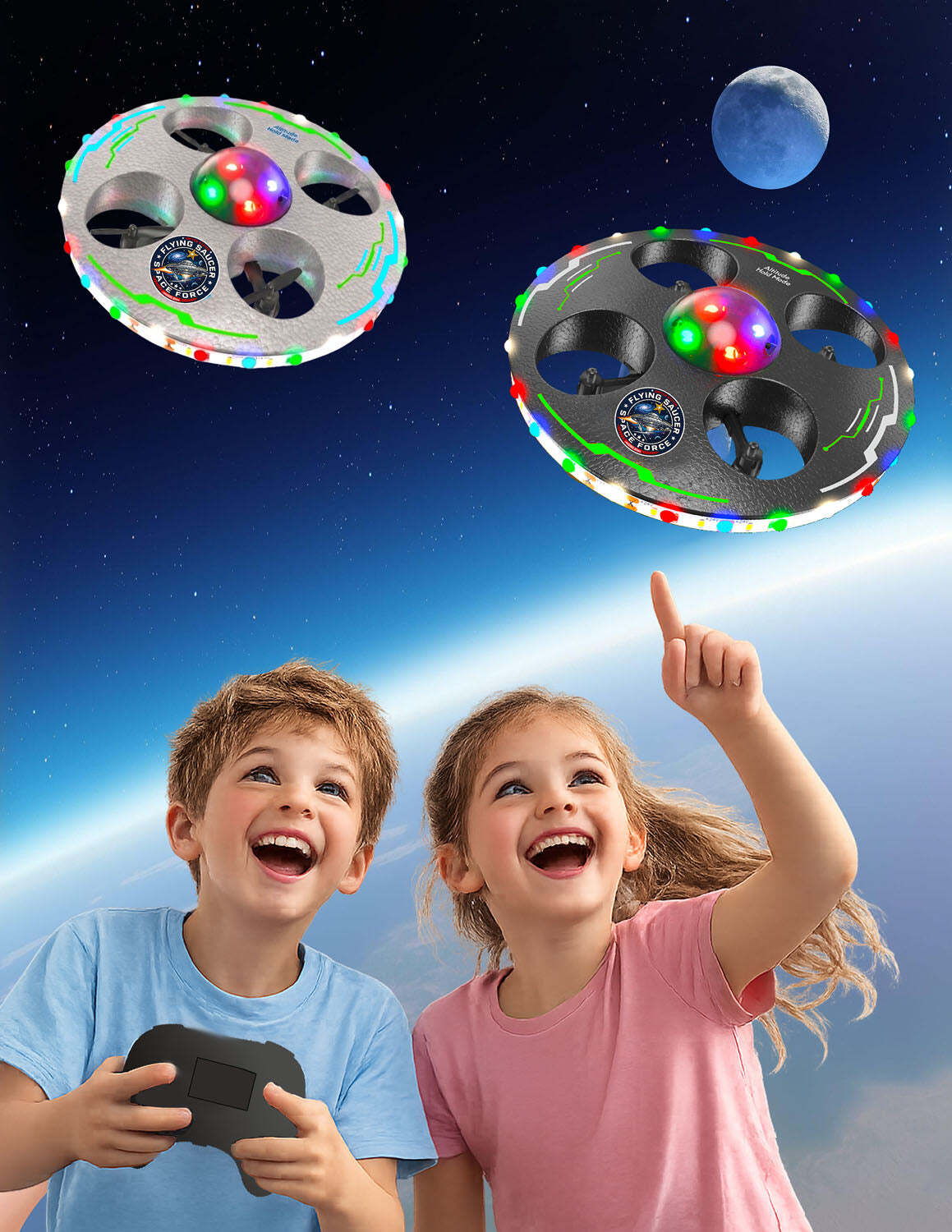 Remote Control LED Flying Saucer