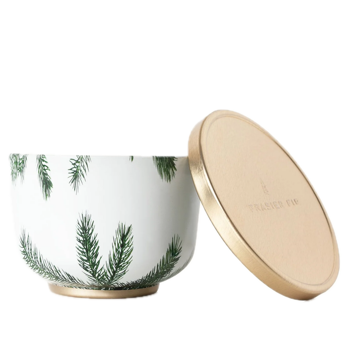 Thymes Frasier Fir Candle Tin with Gold Lid – 6.5oz