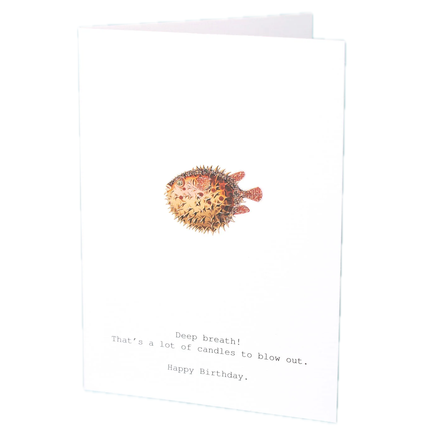 Tokyo Milk "Deep Breath" Birthday Glitter Greeting Card – 3.5" x 5"