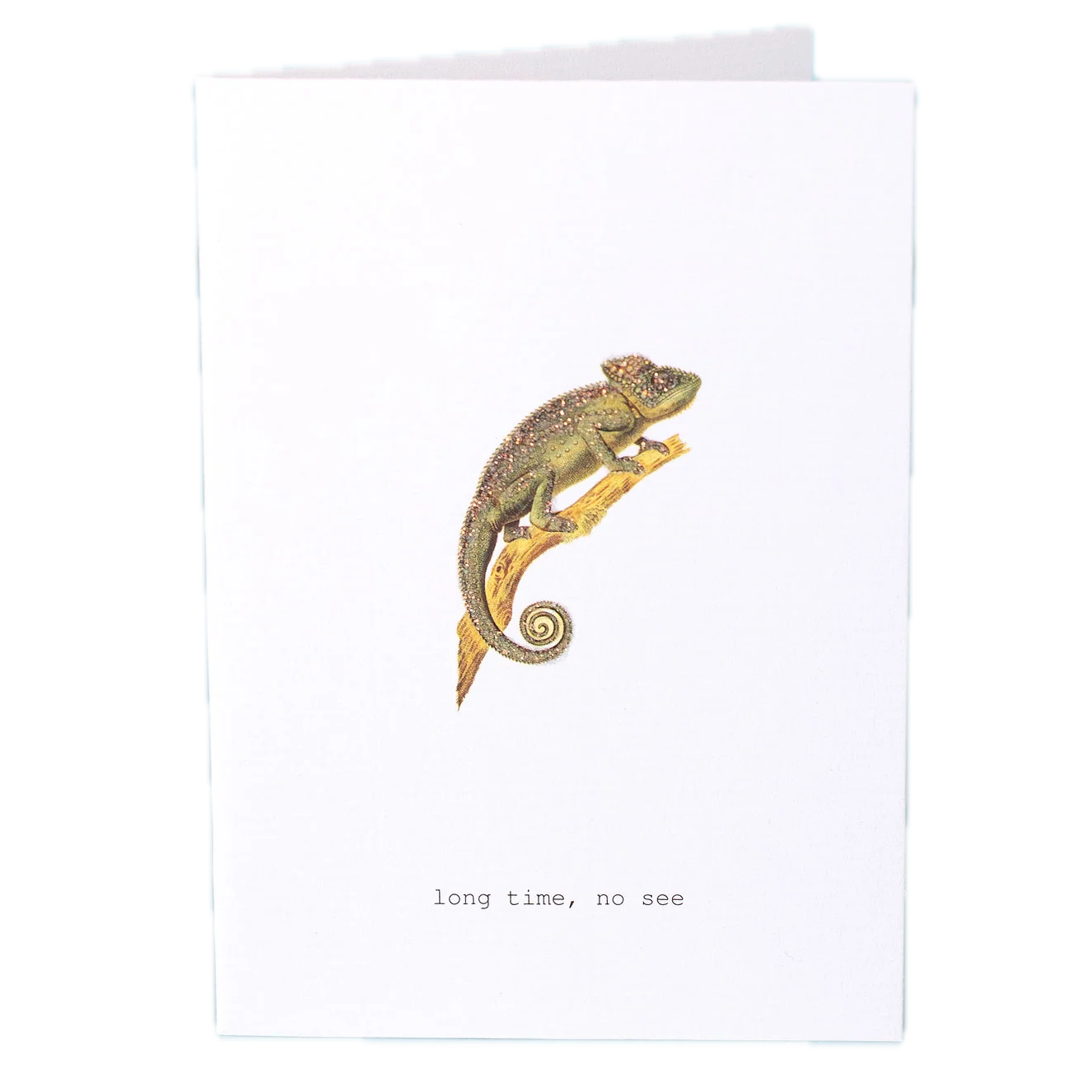 Tokyo Milk "Long Time, No See" Glitter Greeting Card – 3.5" x 5"