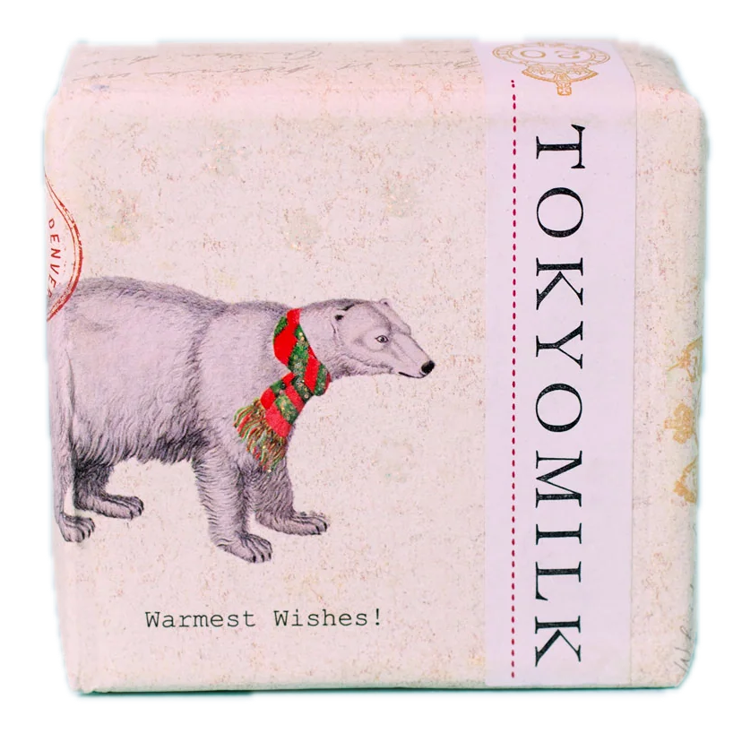 Tokyomilk "Warmest Wishes Polar Bear " Finest Perfumed Soap – Citrus & Jasmine Fragrance - 4oz
