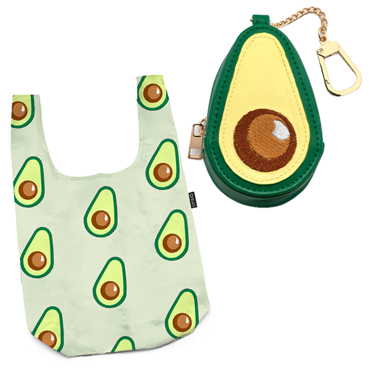 Living Royal 2 in 1 Bag Charm + Shopper Bag Inside – Avocado