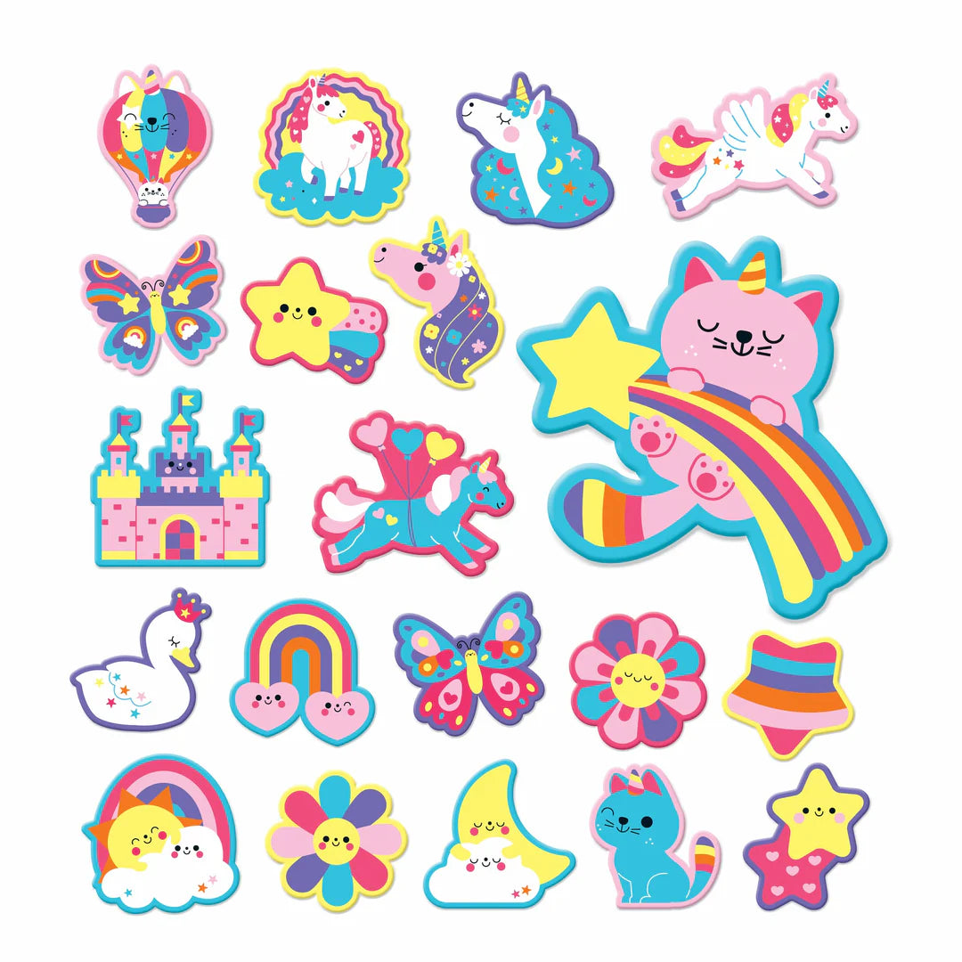 Stickable Foam Bath Shapes – Unicorn Dreams