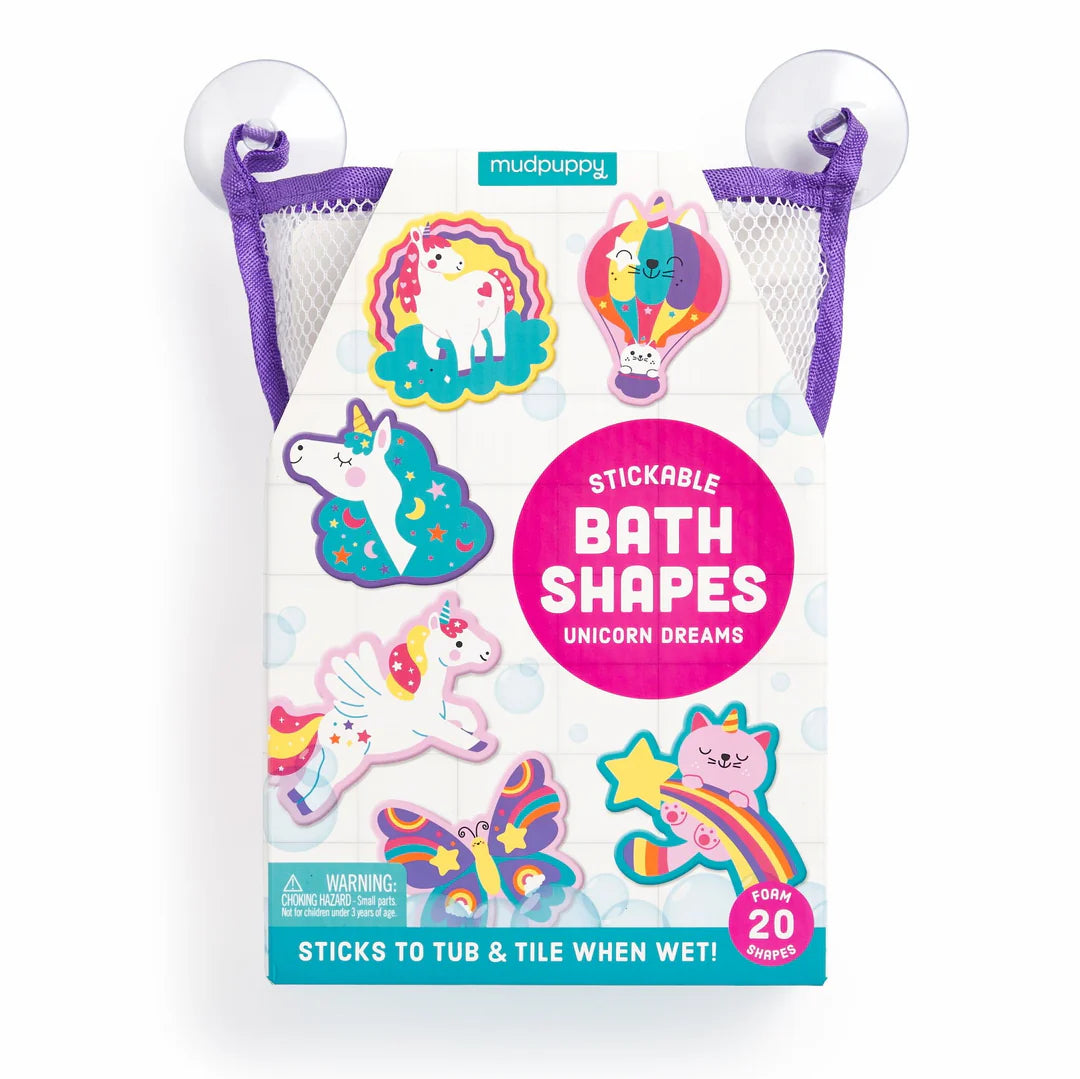 Stickable Foam Bath Shapes – Unicorn Dreams