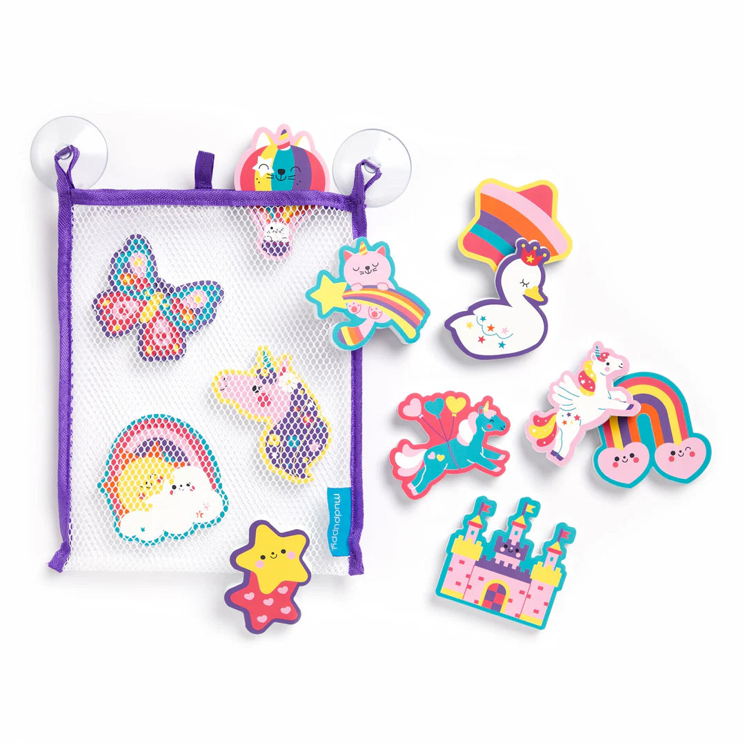 Stickable Foam Bath Shapes – Unicorn Dreams