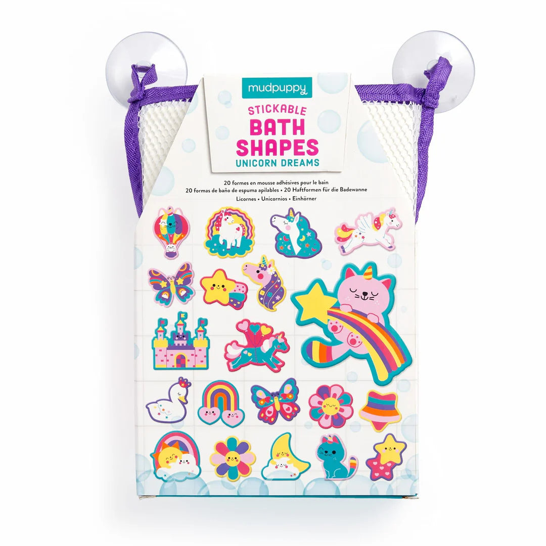 Stickable Foam Bath Shapes – Unicorn Dreams