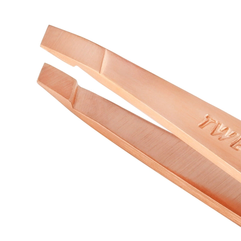 Tweezerman Mini Slant Tweezer – Rose Gold