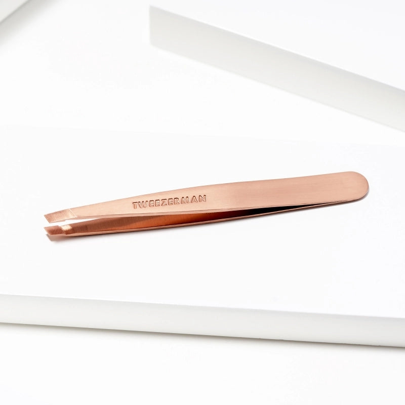 Tweezerman Slant Tweezer – Rose Gold