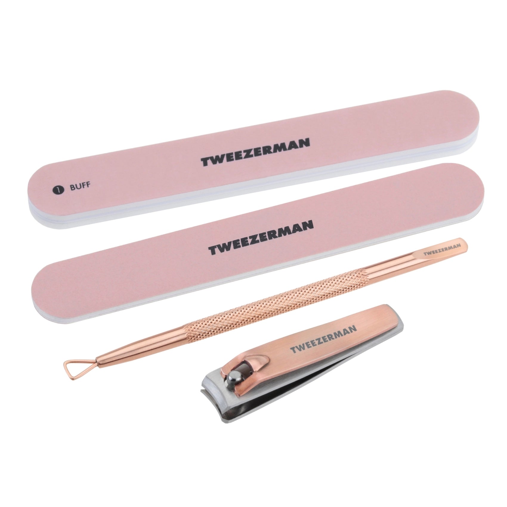 Tweezerman Manicure Set – Rose Gold