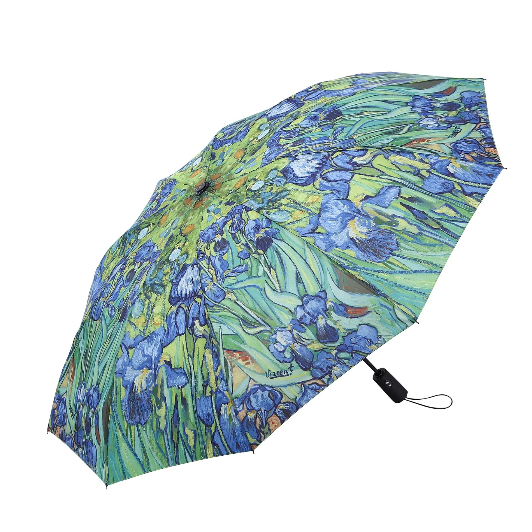 RainCaper Folding Travel Umbrella – Van Gogh – Irises