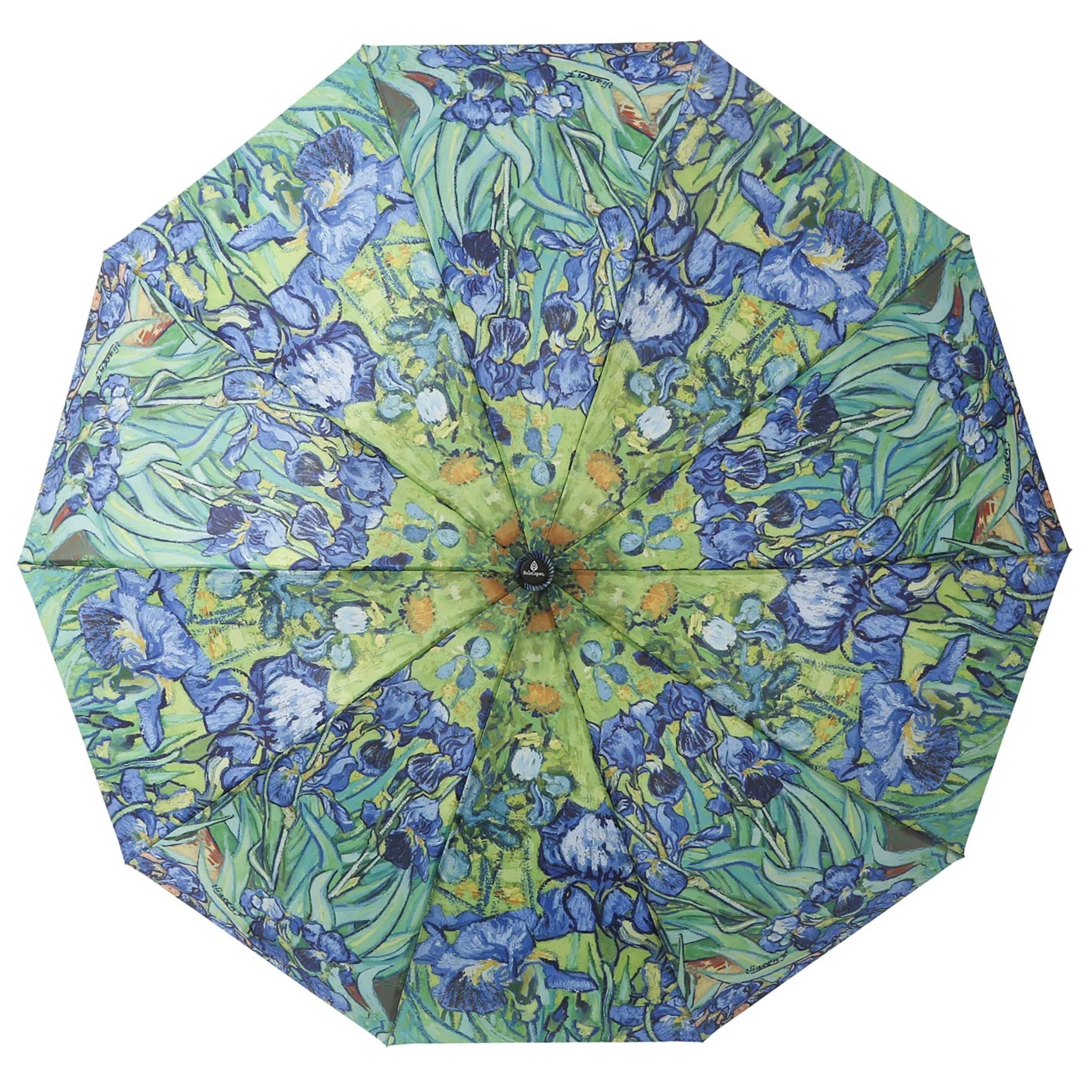 RainCaper Folding Travel Umbrella – Van Gogh – Irises