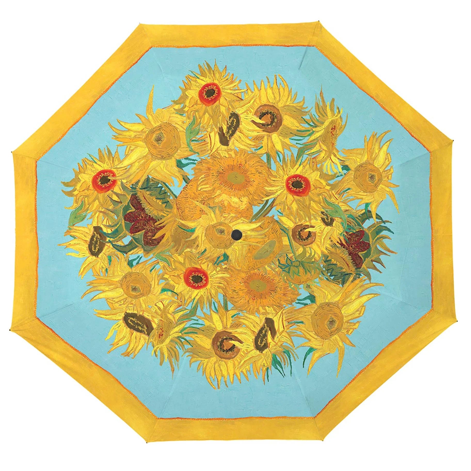 RainCaper Folding Travel Umbrella – Van Gogh – Sunflowers