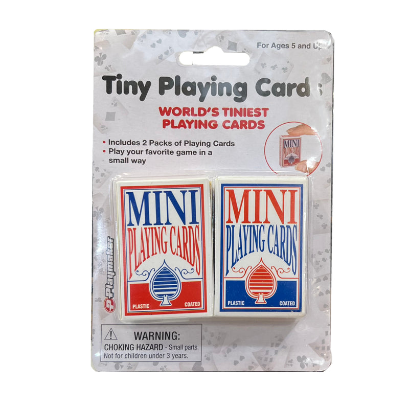 World's Tiniest Playing Cards - Set of 2