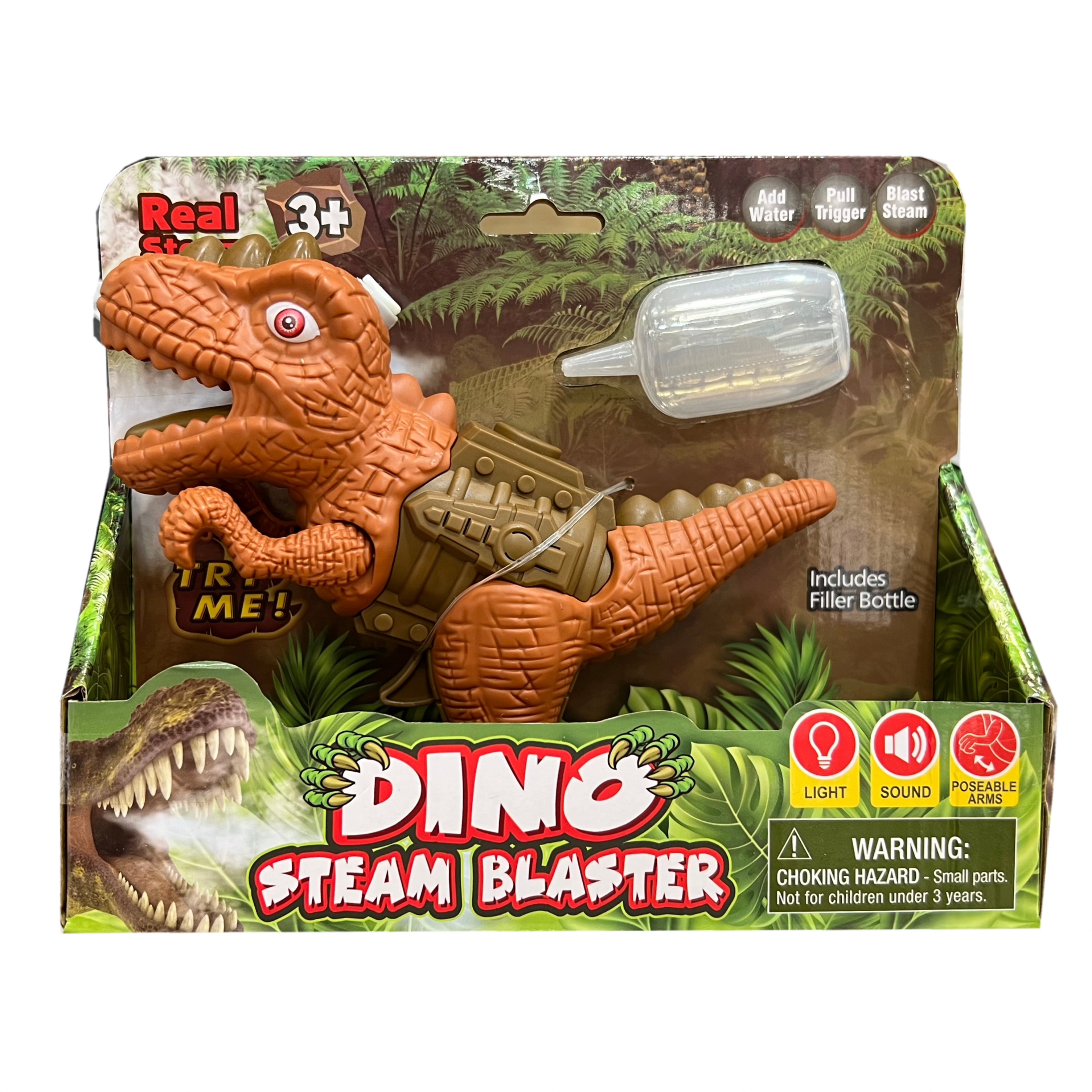 Dino Steam Blaster Toy With Real Steam Blast – Assorted Colors