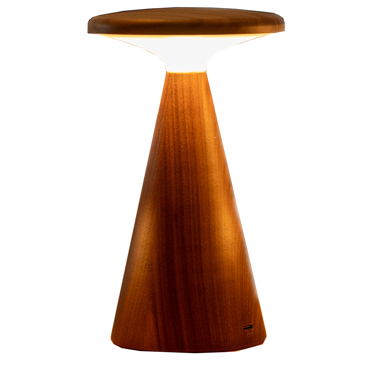 Gingko Large Sylva Table Lamp – Walnut