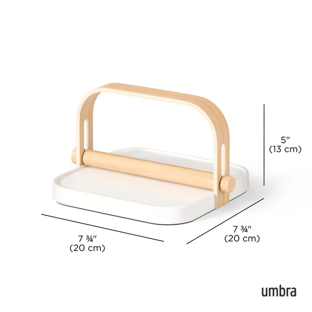 Umbra Bellwood Napkin Holder White/Natural