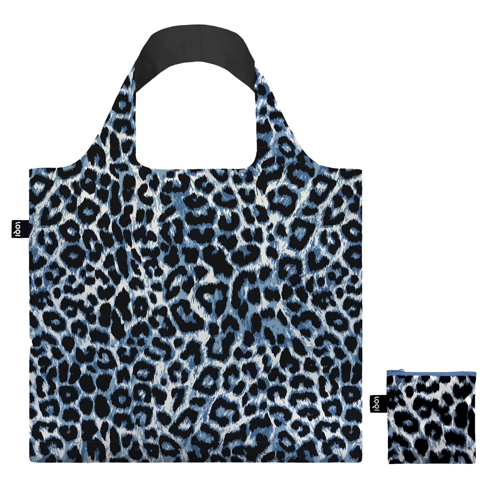 LOQI Recycled Reusable Tote Bag – Leopard Twilight