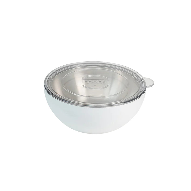 Served Vacuum-Insulated Small Serving Bowl – 20oz - White Icing