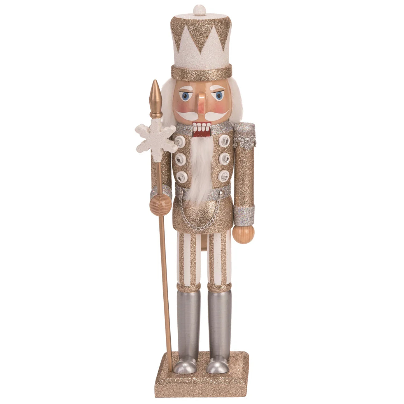Natural Wood Whimsical Nutcracker Figurines – Assorted – Each Sold