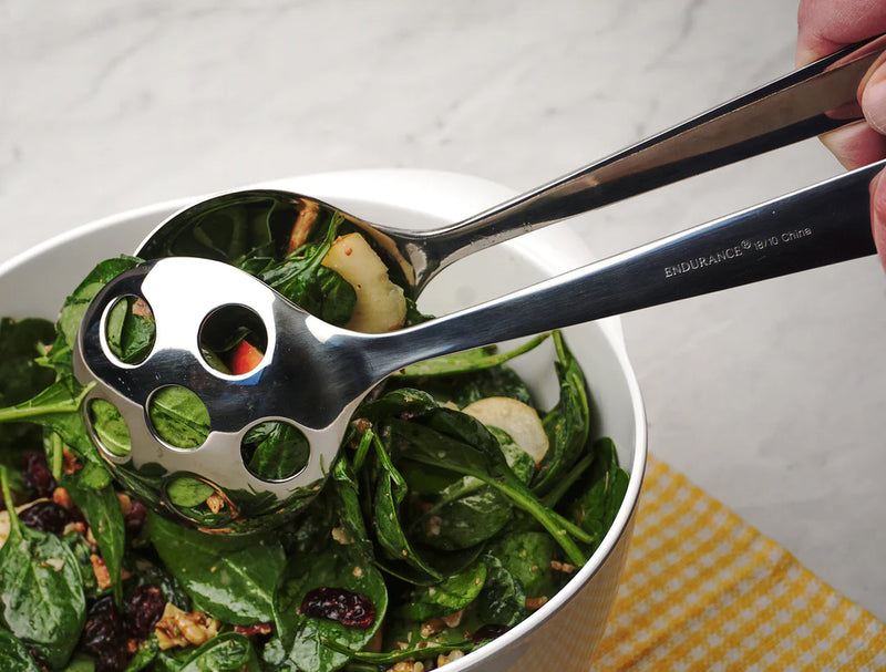 Stainless Steel Spoon Salad Servers – Set of 2