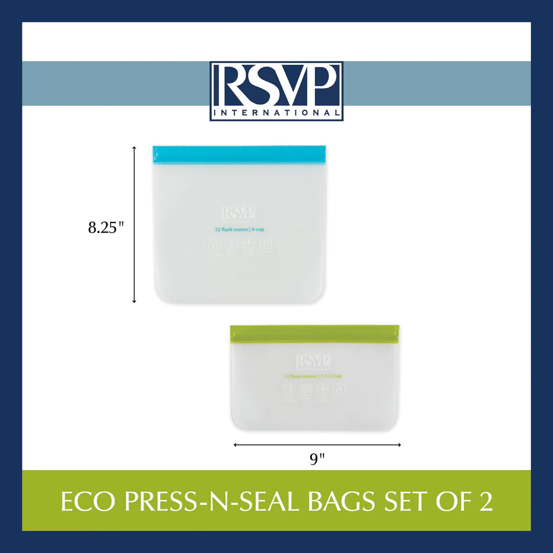 Eco Press -N- Seal Bags – Set of 2