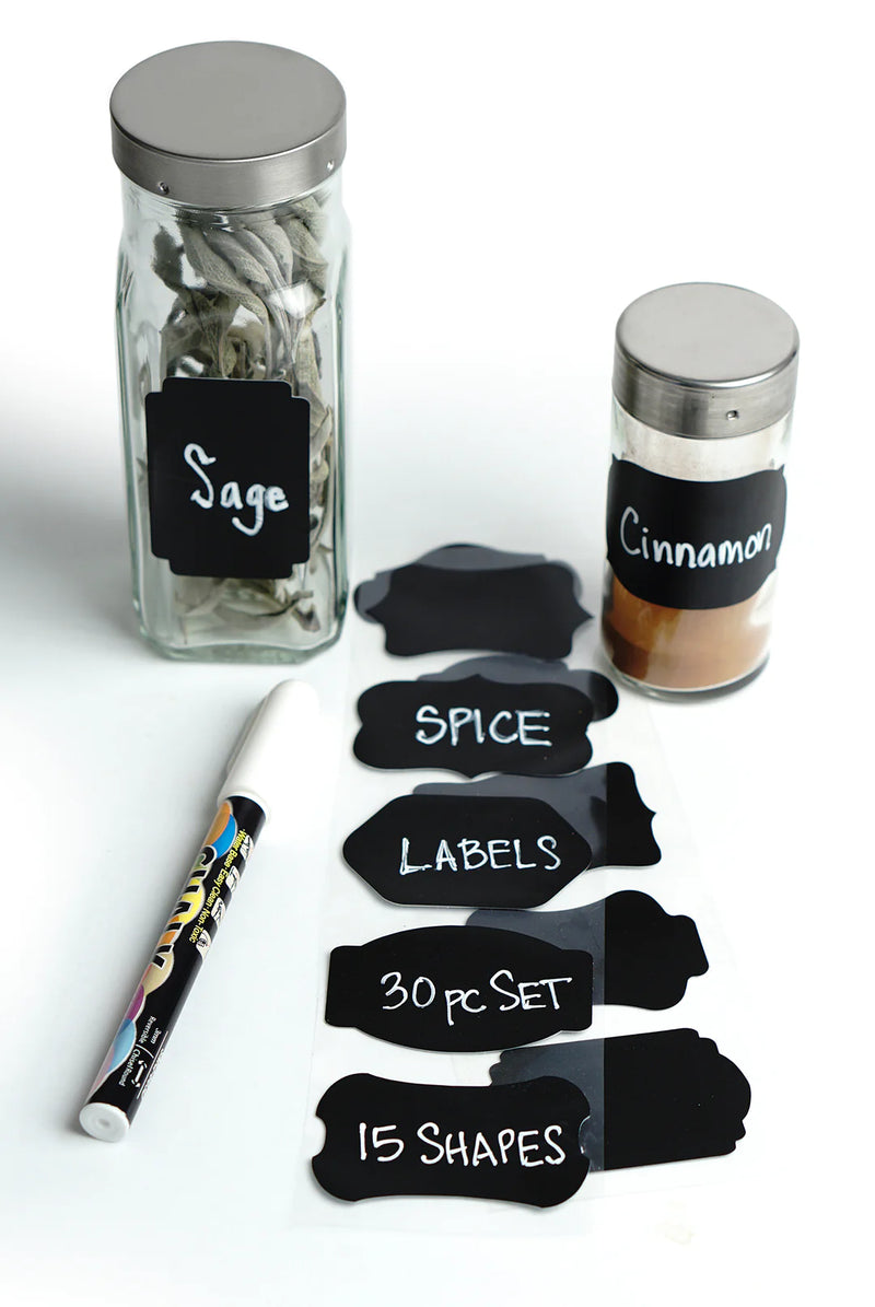 Reusable Spice Labels – Pack of 30
