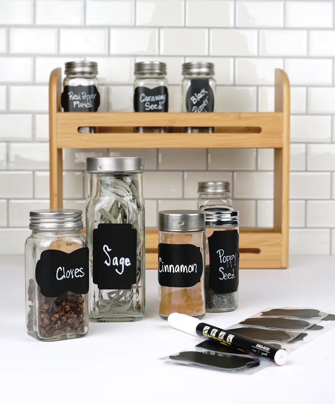 Reusable Spice Labels – Pack of 30