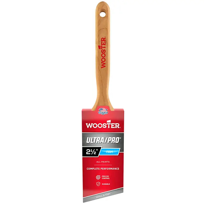 Wooster Ultra/Pro Firm Lindbeck Professional Angle Sash Paint Brush – 2.5"