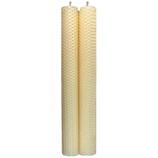 Ivory Beeswax Taper Candles - A Bit of a Buzz
