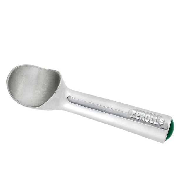 Zeroll Original 2.5 oz Ice Cream Scoop, Size 16, in Aluminum Alloy with  Green End Cap (