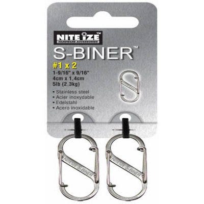 Stainless Steel Carabiner Clip - Pack of 2