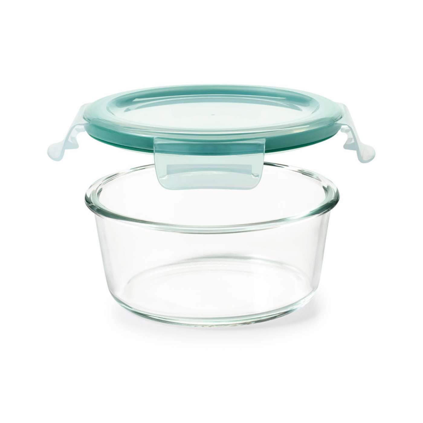 OXO Smart Seal Glass Round Container, 7 cup
