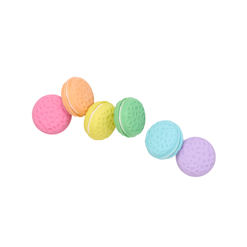 Macarons Vanilla Scented Erasers – Set of 6