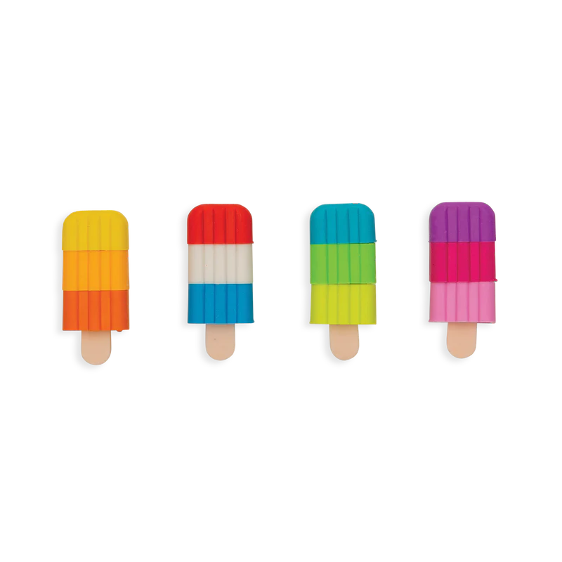 Icy Pops Puzzle Scented Erasers – Set of 4