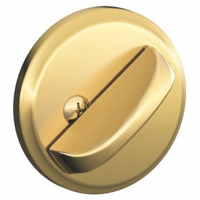 Schlage Bright Brass Single-Cylinder Deadbolt Lock