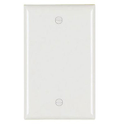 Blank Wall Plate – White