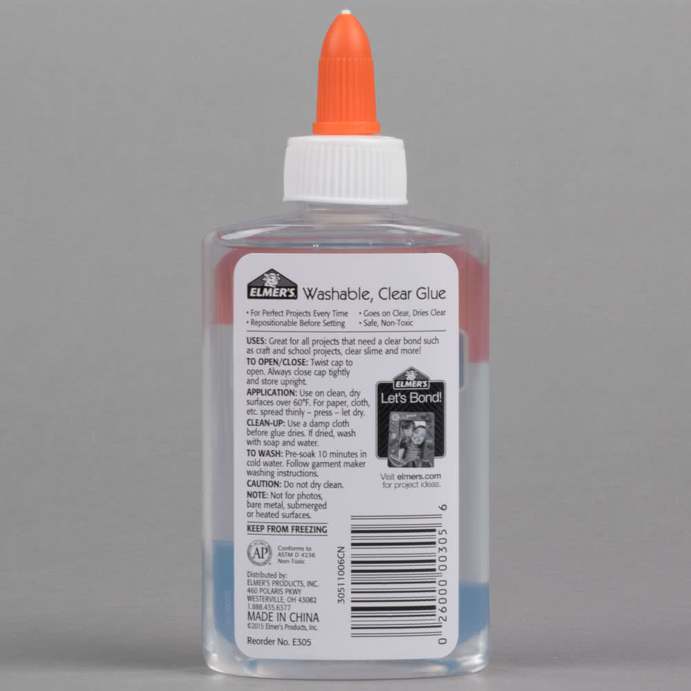 Elmer's Washable School Glue – Clear – 5oz
