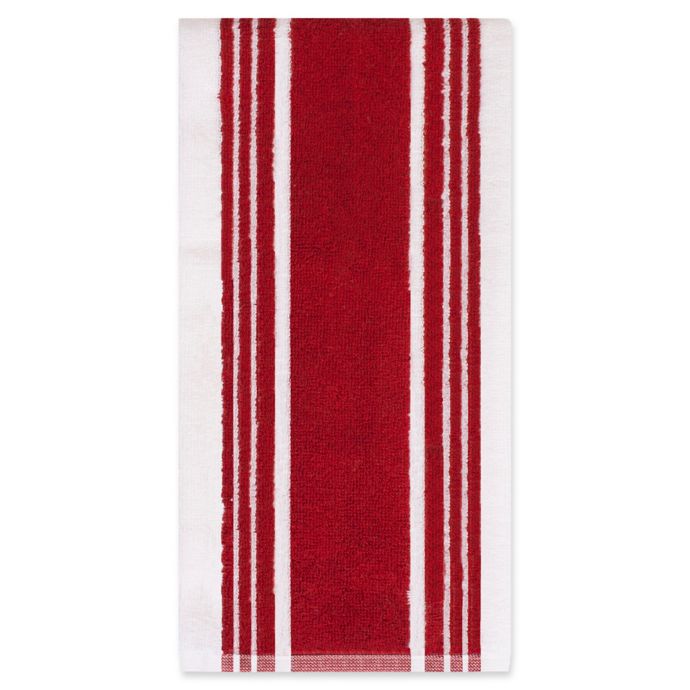 All-Clad Striped Dual Kitchen Towel – Chili