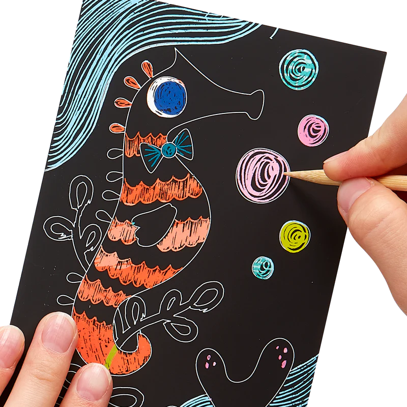 Scratch And Scribble Mini Scratch Art Kit – Friendly Fish