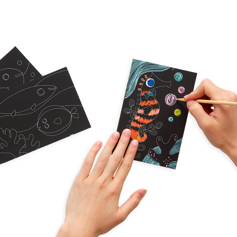 Scratch And Scribble Mini Scratch Art Kit – Friendly Fish