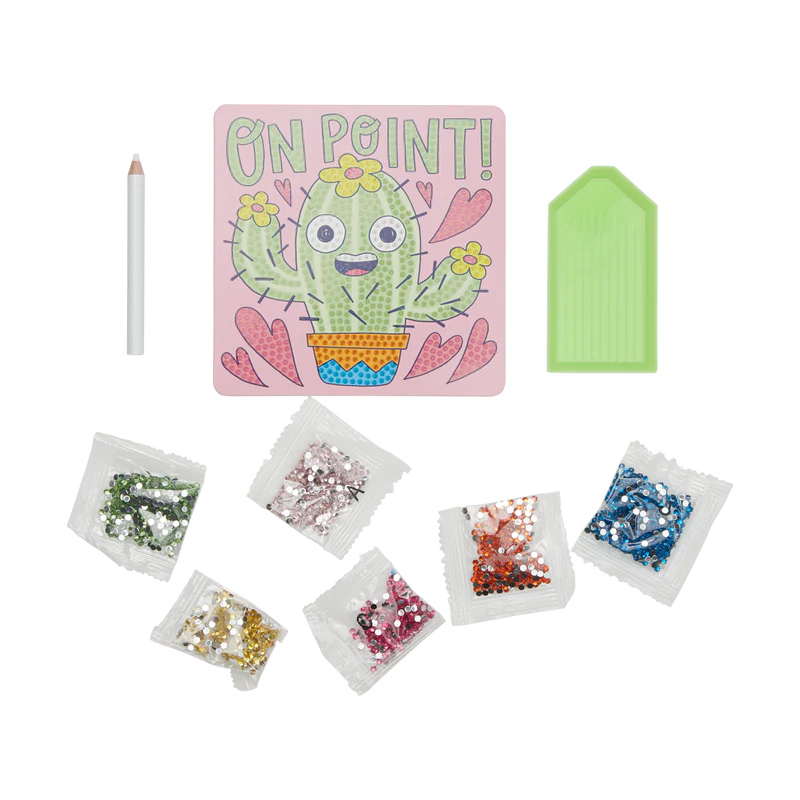 Razzle Dazzle Diy Gem Art Kit - Pink Cactus