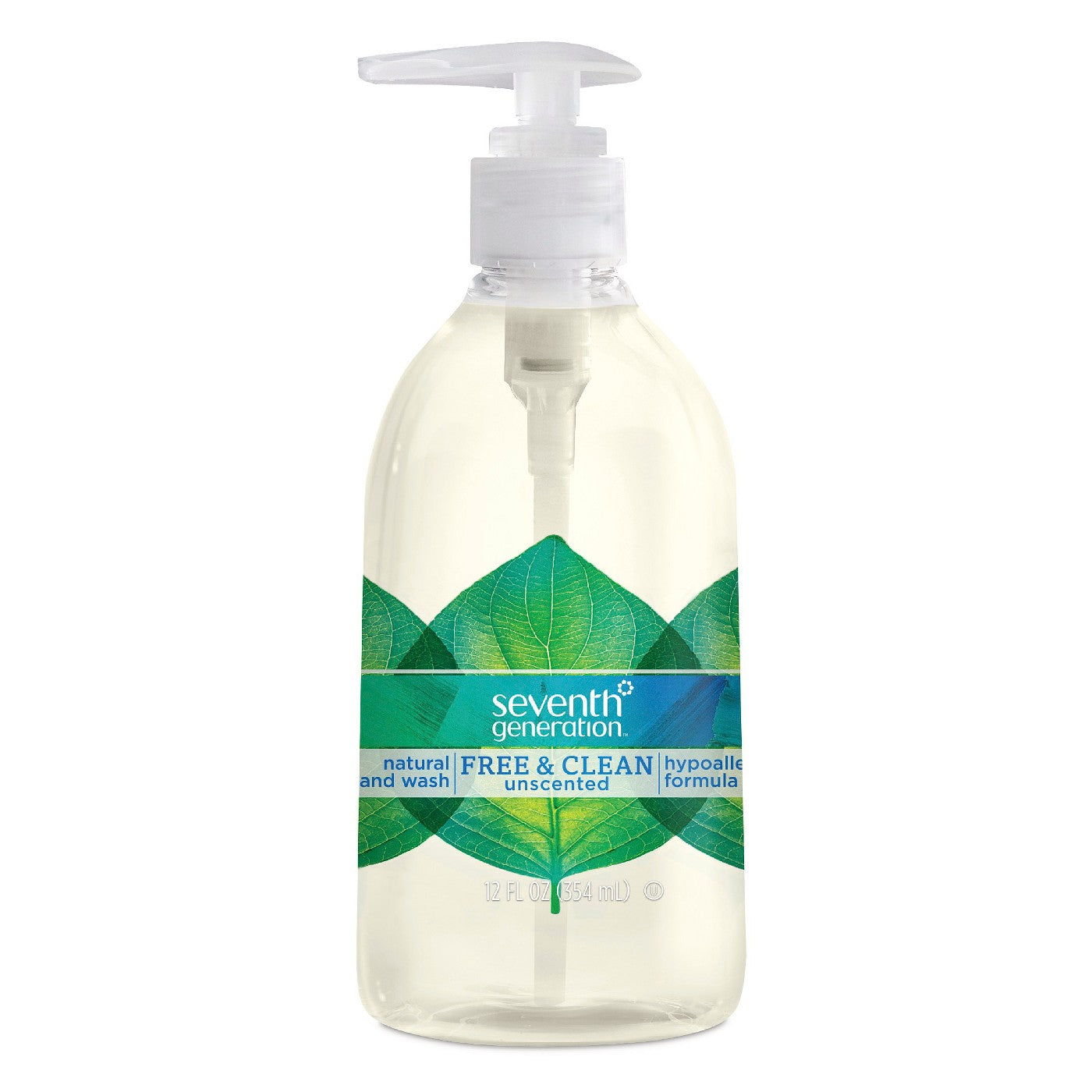 Seventh Generation Natural Hand Wash - Free & Clean unscented 12oz