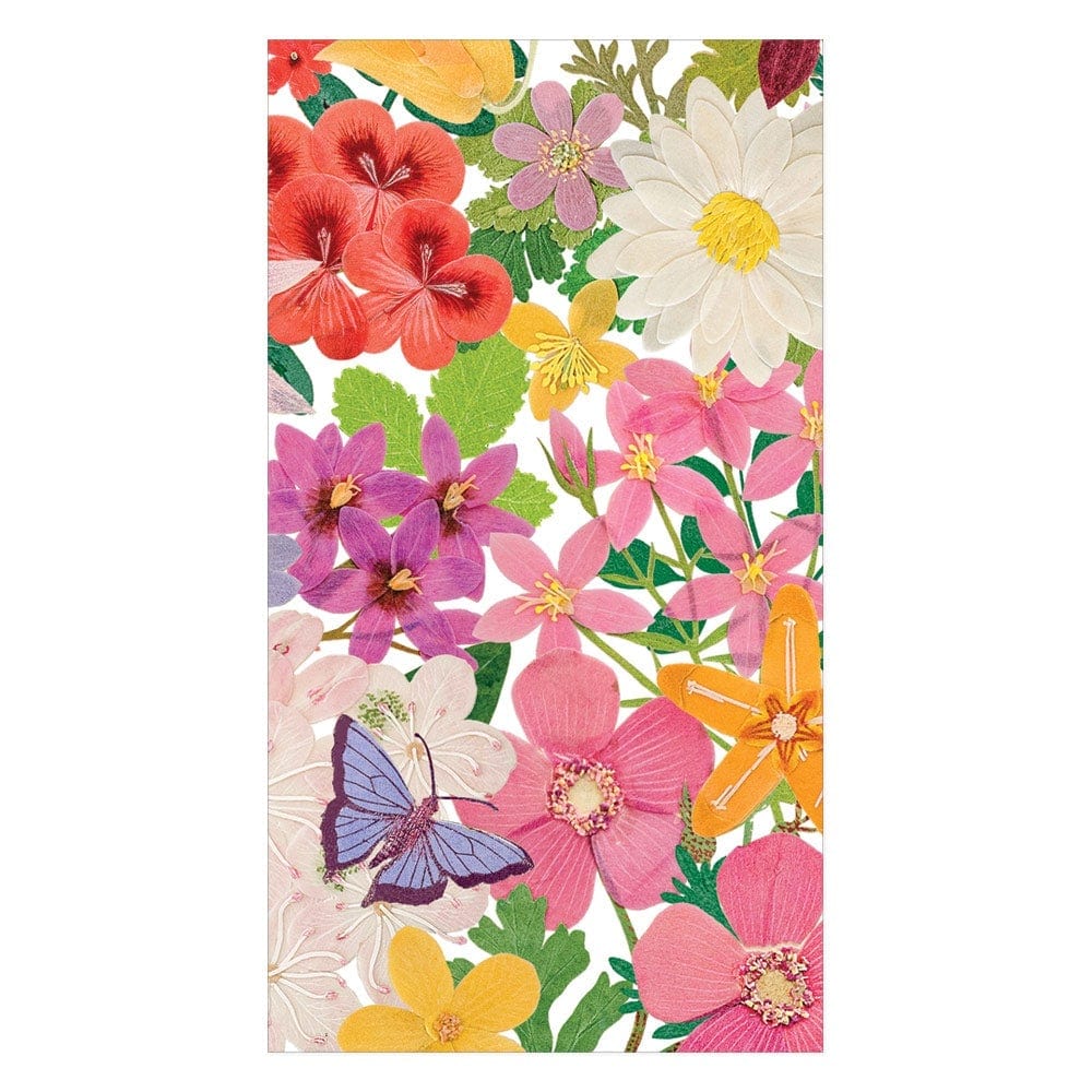 Caspari Halsted Floral Guest Towels - 15pk