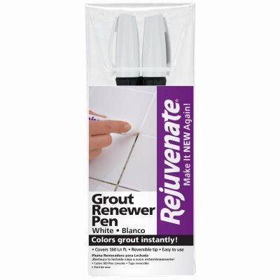 Rejuvenate Grout Renewer Marker Pens – White – 2-Pk