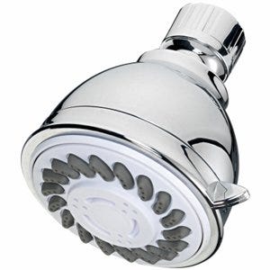 Fixed-Mount Showerhead With 3-Settings